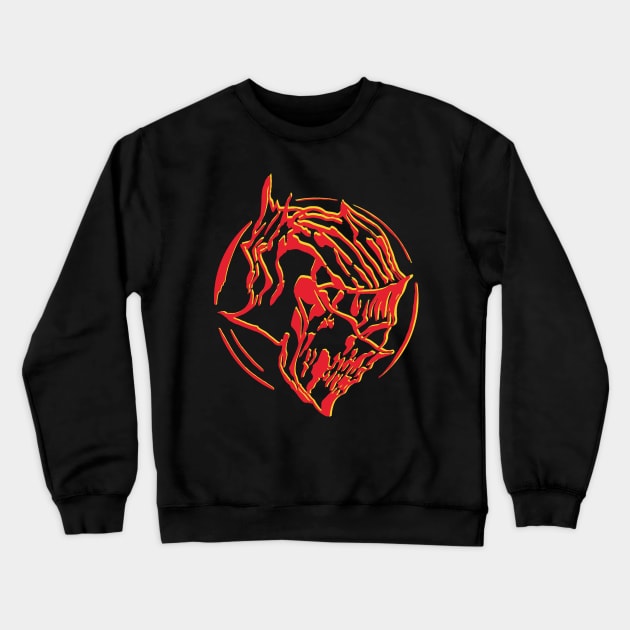 Ember Knight Crewneck Sweatshirt by VicInFlight